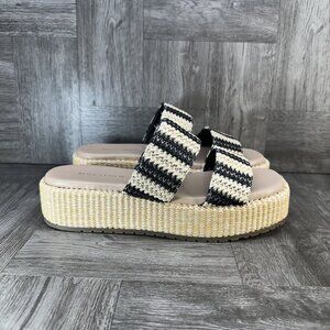 Marc Fisher Pelma Women's size 9.5 Double Band Flatform Sandals